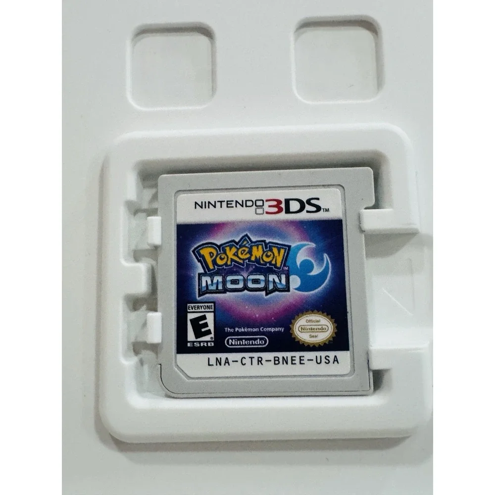 Pokémon Moon Nintendo 3DS 2016 Authentic Game Cartridge With Case